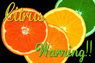 Citrus warning